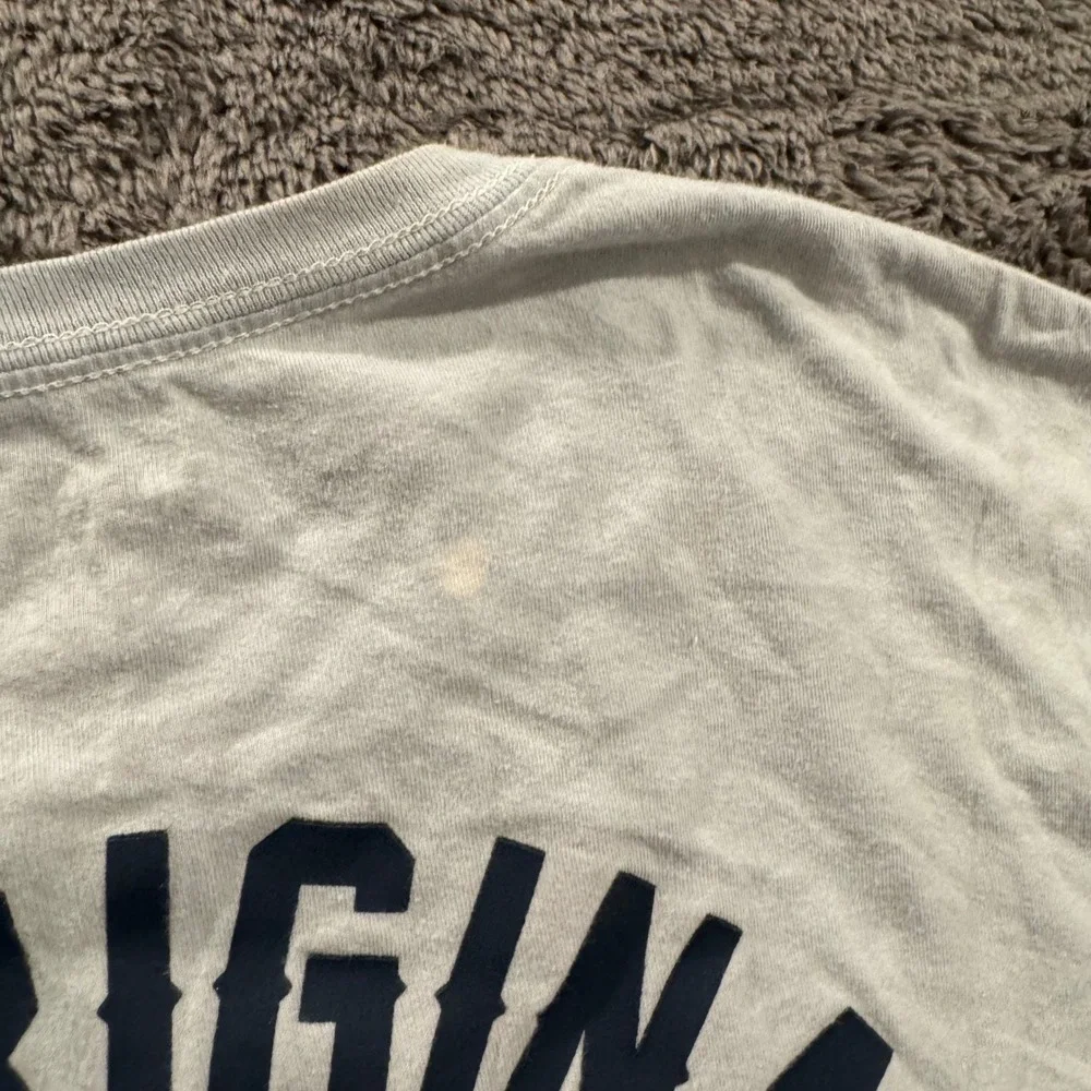 True Religion Mens Graphic T-Shirt Light Blue Buddha Brand Logo Tee Size M